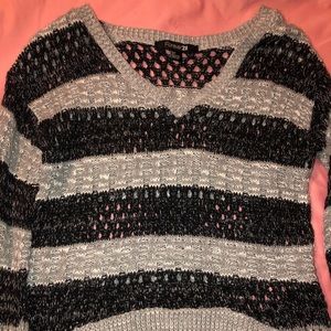 A knitted sweater